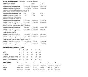 Trapeze SizeChart 001