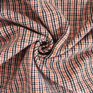 Brushed Dogtooth Check Wool Mix