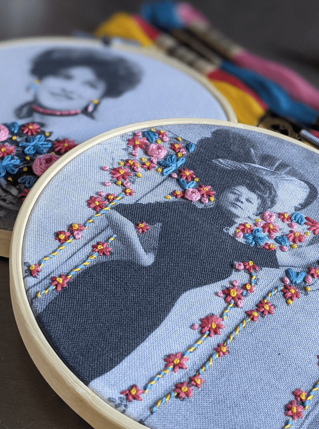The Woman at the Screen - French Embroidery Kit 4 The Woman at the Screen - French Embroidery Kit - Image 4