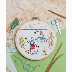 Wild Swimming Embroidery Kit (Swim) | Complete Craft Kit