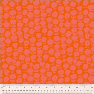 Heather Ross Ruby + Bee Blenders Puffy Daisy Capsicum Cotton