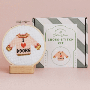 I Love Books Cross Stitch Kit