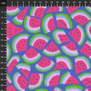 Kaffe Fassett Slice  (blue)- Cotton Sheeting