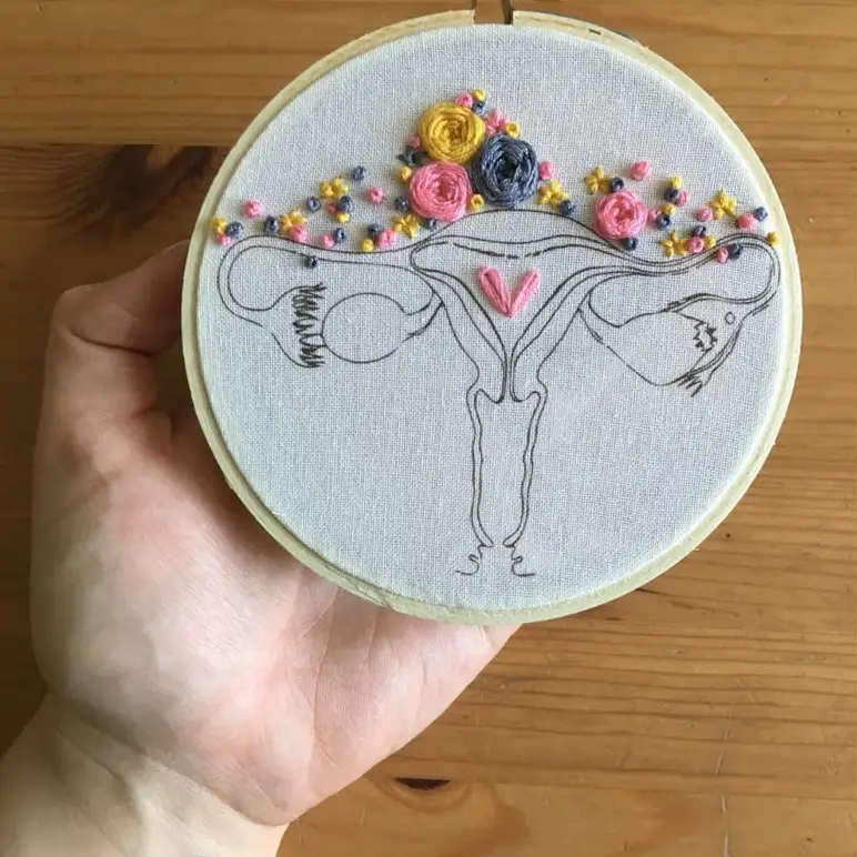 Cuterus Rose- Embroidery kit from France 2 Cuterus Rose- Embroidery kit from France - Image 2
