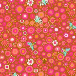 Daisy Field Fabric – Amber