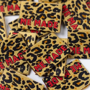 Leopard Me Made Sewing Labels  - Sewing Labels