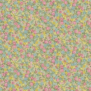Petite Fleur - Meadow - Green - Cotton Sheeting