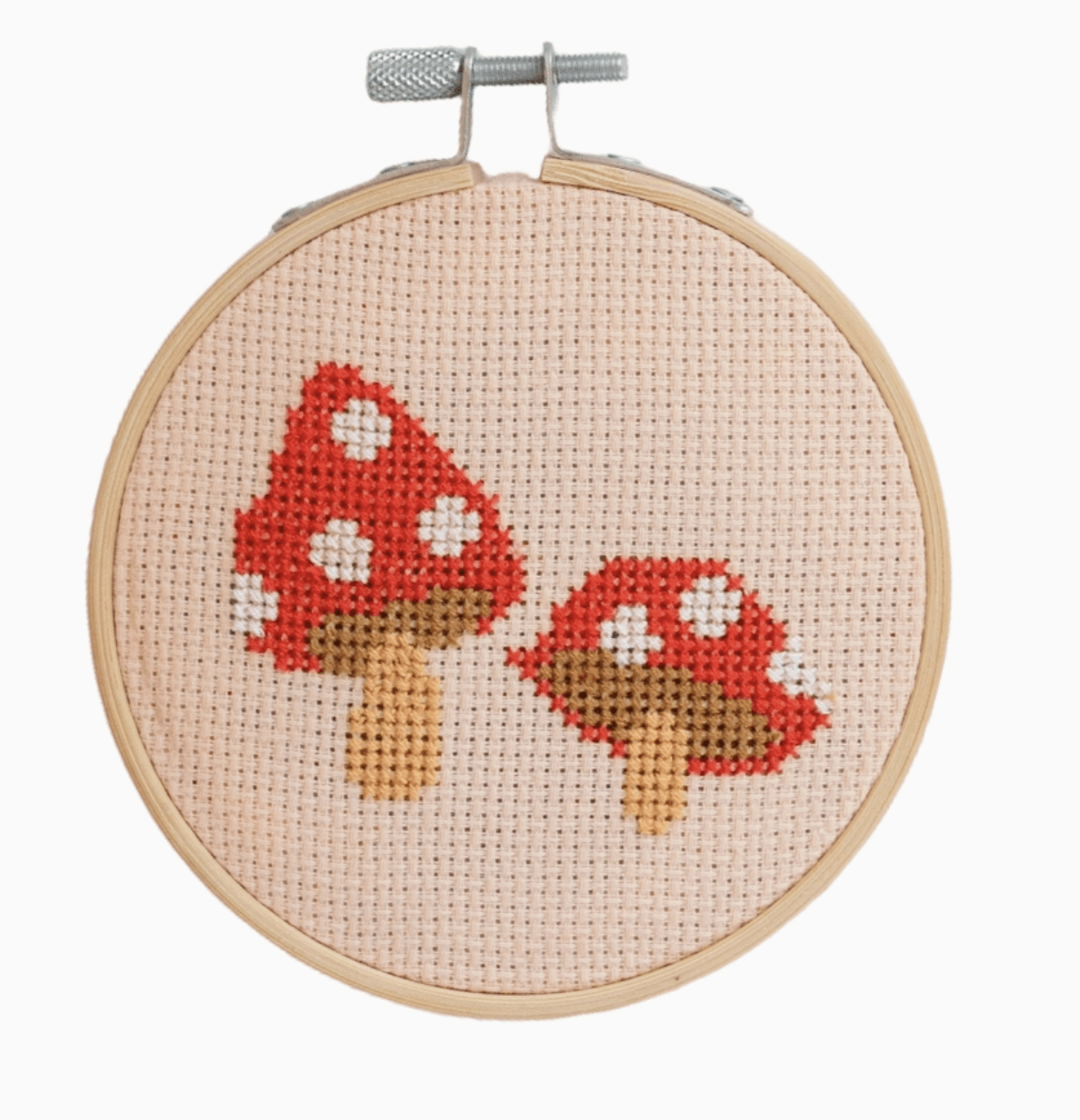 Toadstool Cross Stitch Kit - Red 4 Toadstool Cross Stitch Kit - Red - Image 4