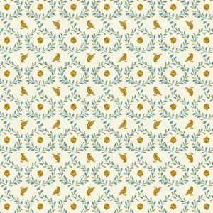 Oakleigh - Acorn and Crow – Cream Cotton