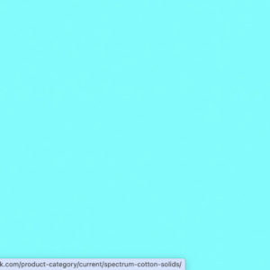 Solid Colour 'Aqua' Cotton Sheeting