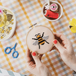 Beginner Bumble Bee Cross Stitch Kit
