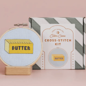 Butter Cross Stitch Kit For Beginners