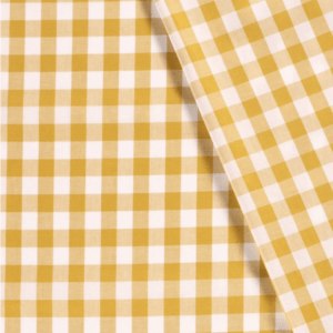 Large Cotton Check - Mustard