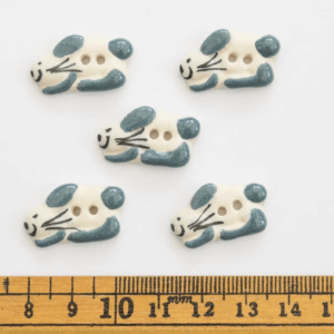 5 Lovely Teal Bunnies