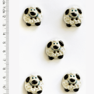 5 Sheep Buttons
