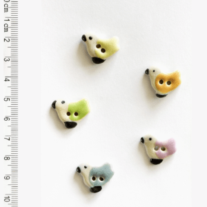 2cm wide Bird Buttons