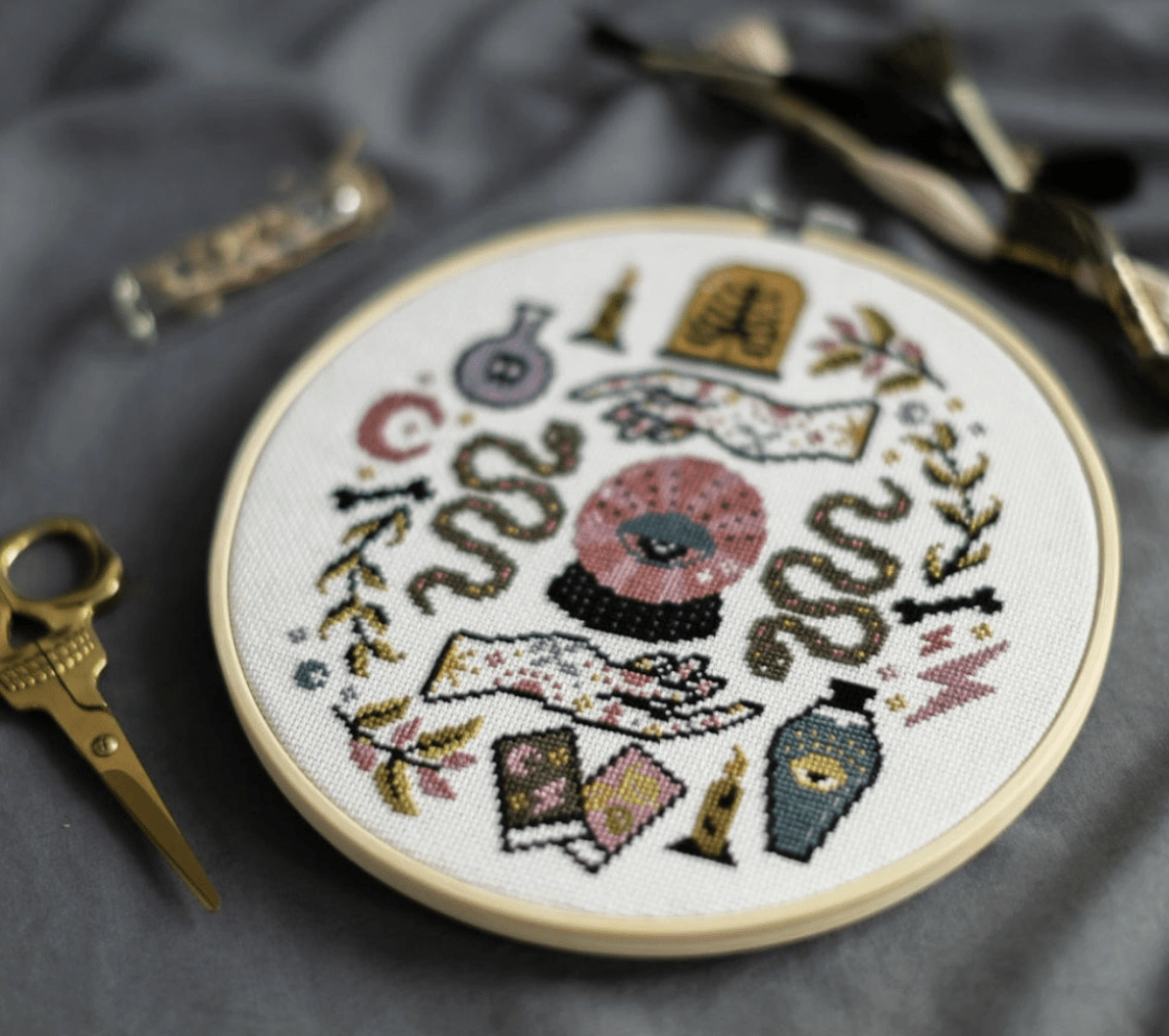 'strange & Unusual' Cross Stitch Kit 3 'strange & Unusual' Cross Stitch Kit - Image 3